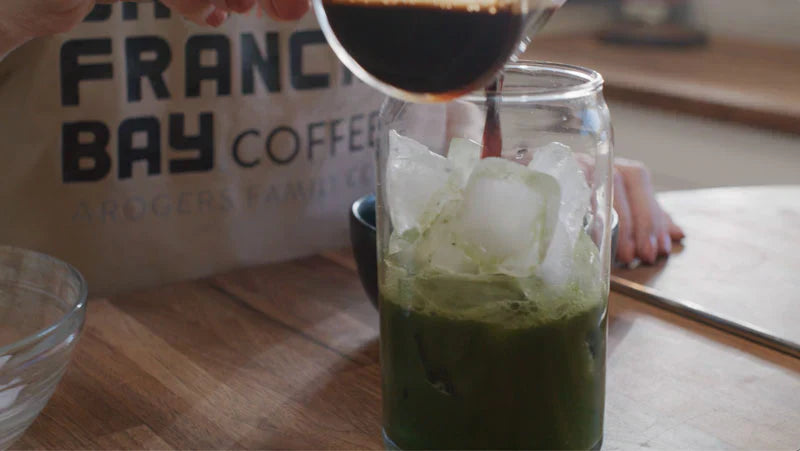 Dirty Iced Matcha Recipe - A Bold Blend of Matcha and Espresso
