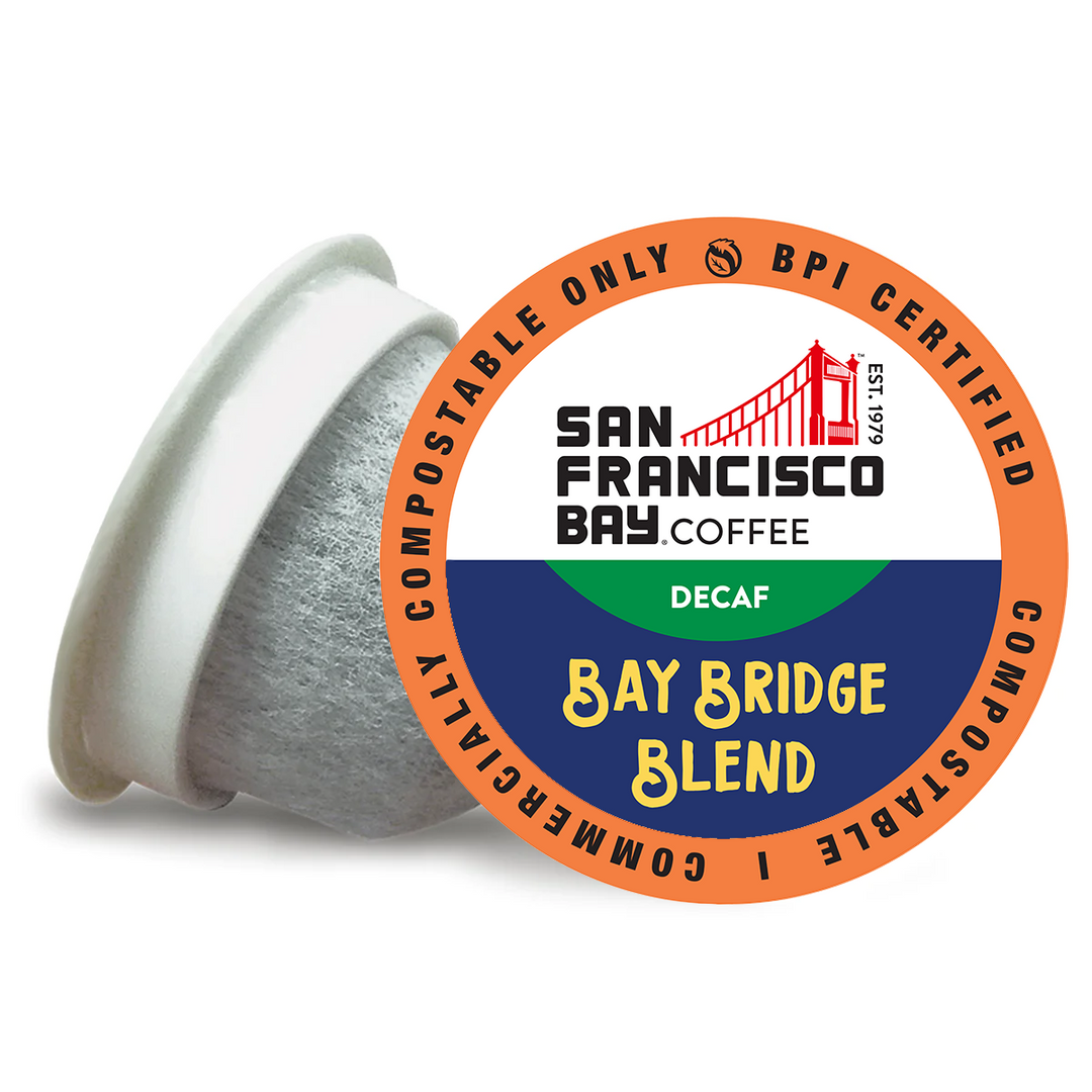 Decaf Bay Bridge Blend, OneCup™ Coffee Pods, 80 Count