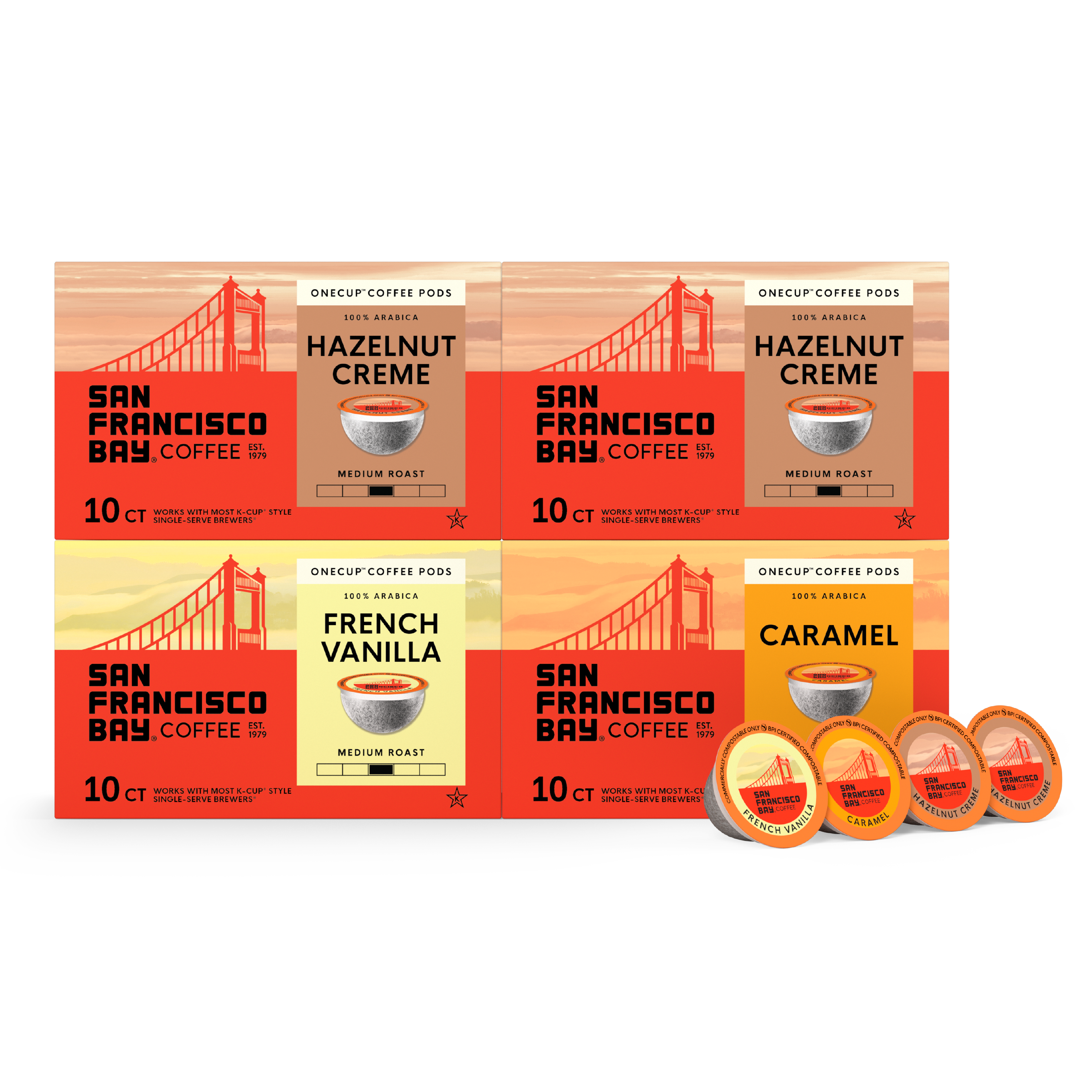 Flavored Medley Coffee Pods Variety Pack | SF Bay Coffee