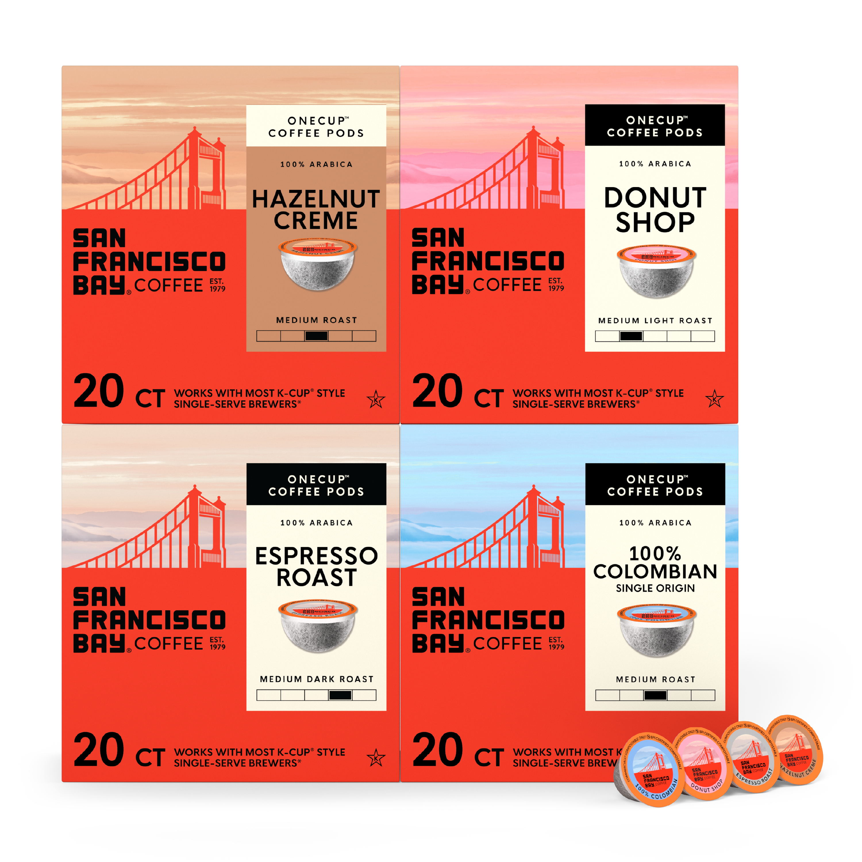 Coffee Pods Distinct Assortment Variety Pack | SF Bay Coffee