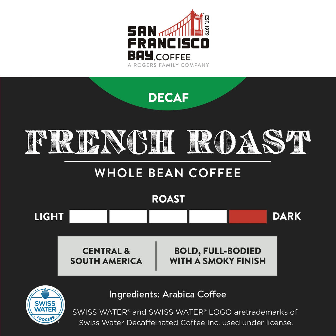Decaf French Roast Whole Bean, 2 lb Bag