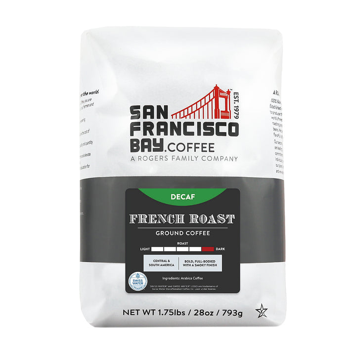 Decaf French Roast, Ground, 28 oz Bag