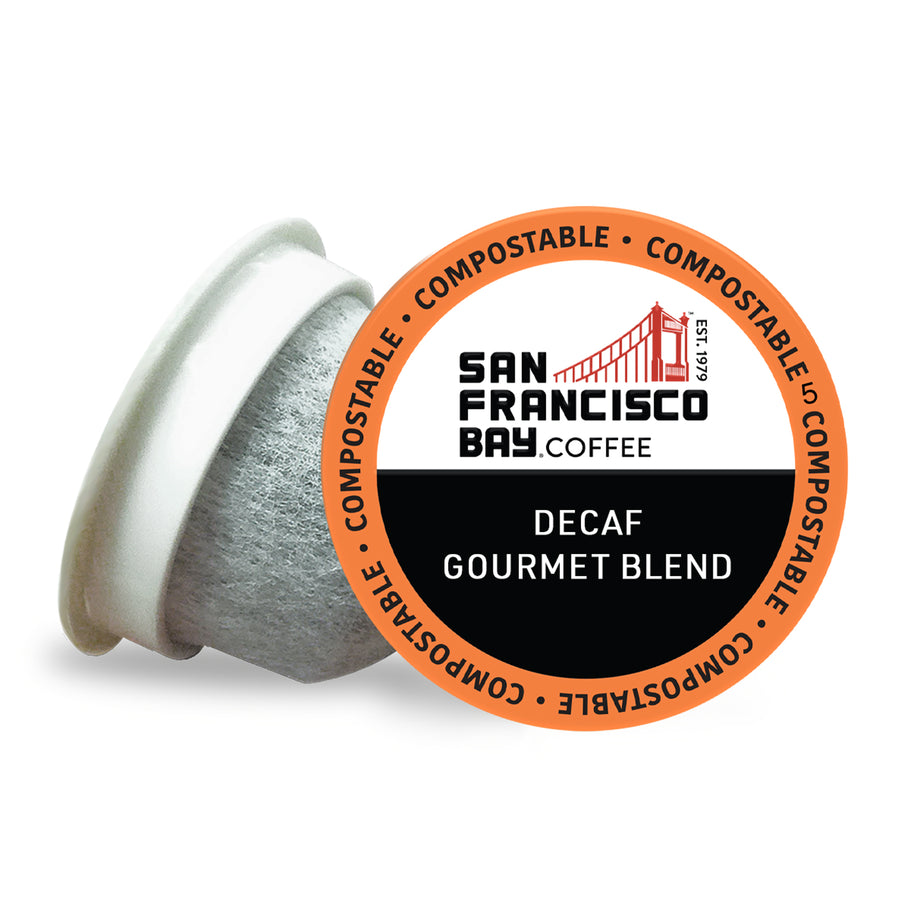 Decaf Gourmet Blend OneCUP™ Pods, 80 Count - San Francisco Bay Coffee