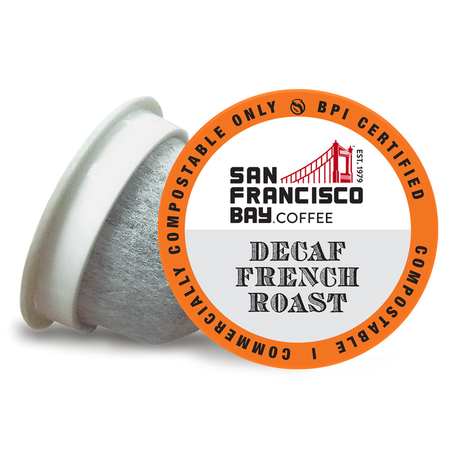 Decaf French Roast One Cup Pod - San Francisco Bay Coffee