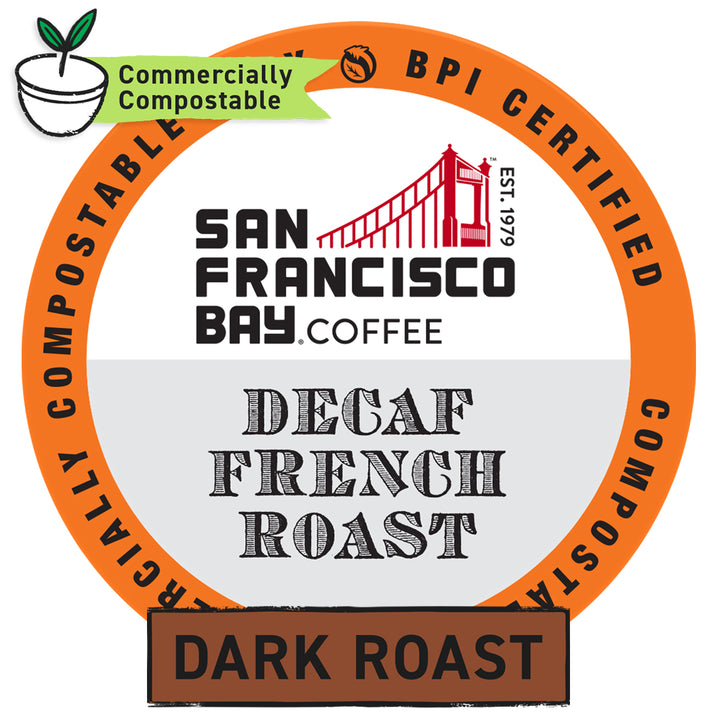 Decaf French Roast OneCUP™ Pods - San Francisco Bay Coffee
