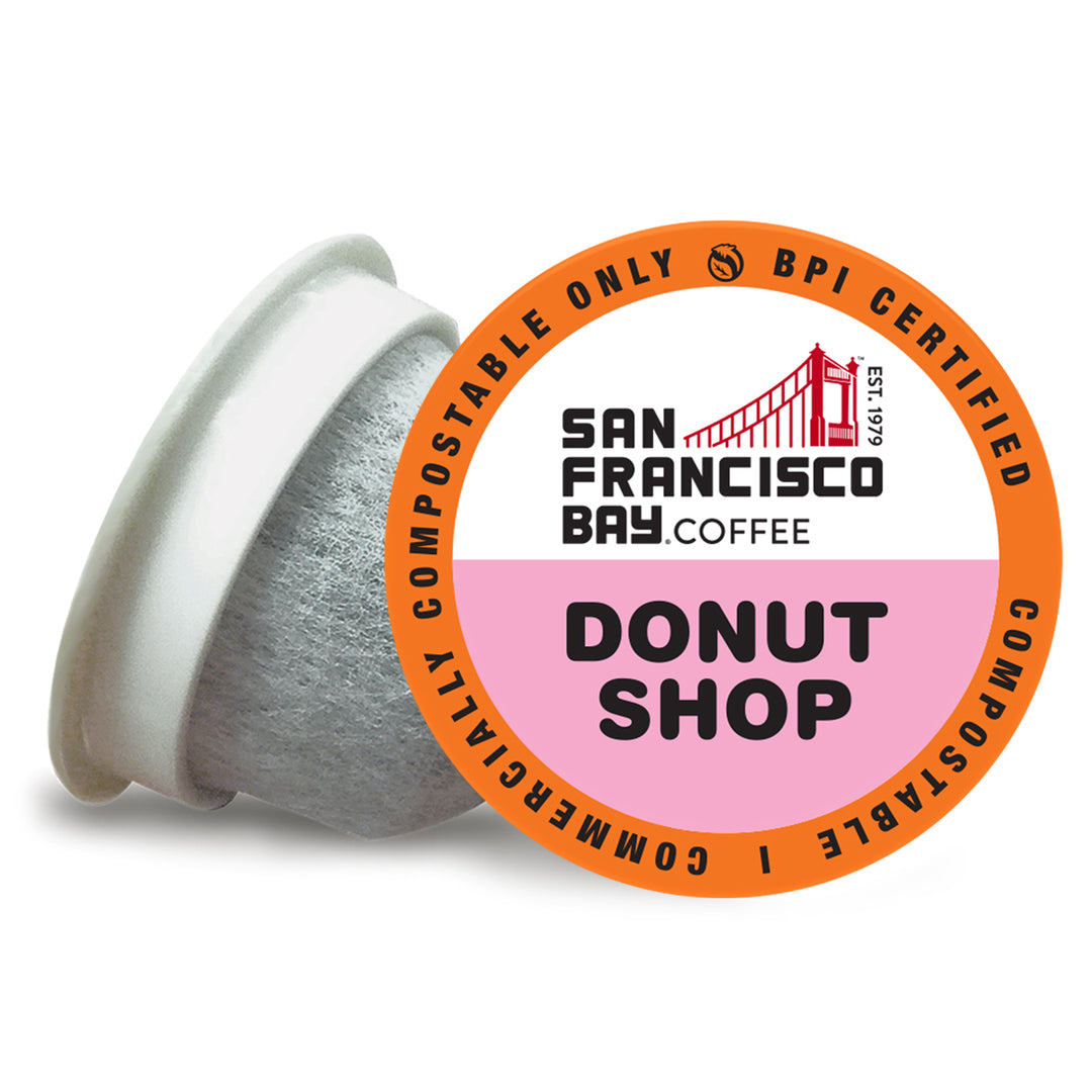 Donut Shop One Cup Coffee Pod - San Francisco Bay Coffee