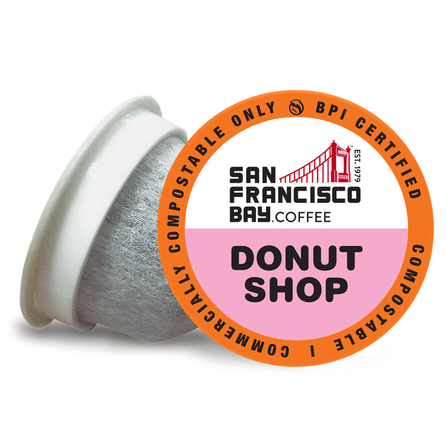Donut Shop One Cup Coffee Pod - San Francisco Bay Coffee