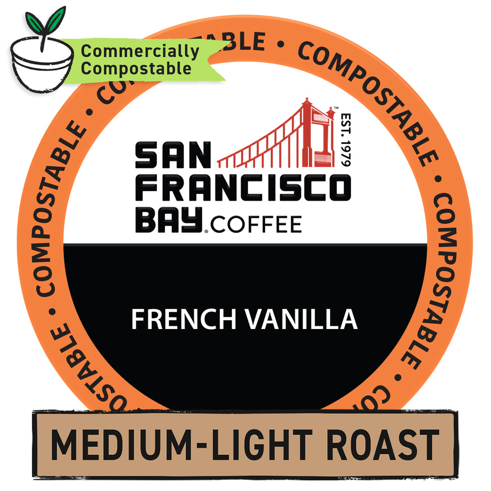 French Vanilla OneCUP™ Pods, 80 Count - San Francisco Bay Coffee