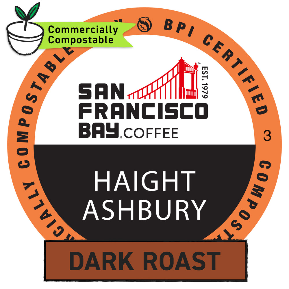 Organic Haight Ashbury Blend OneCUP™ Pods, 80 Count - San Francisco Bay Coffee