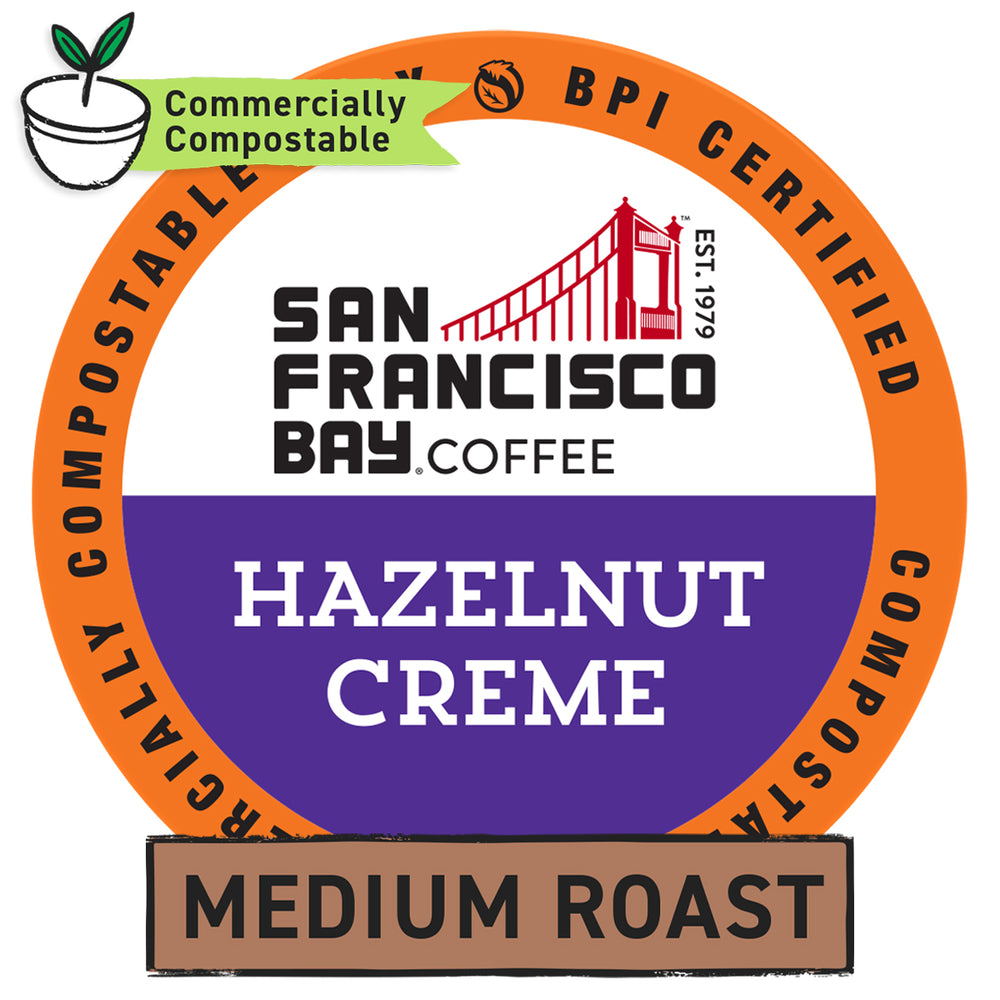 Hazelnut Creme OneCUP™ Pods - San Francisco Bay Coffee