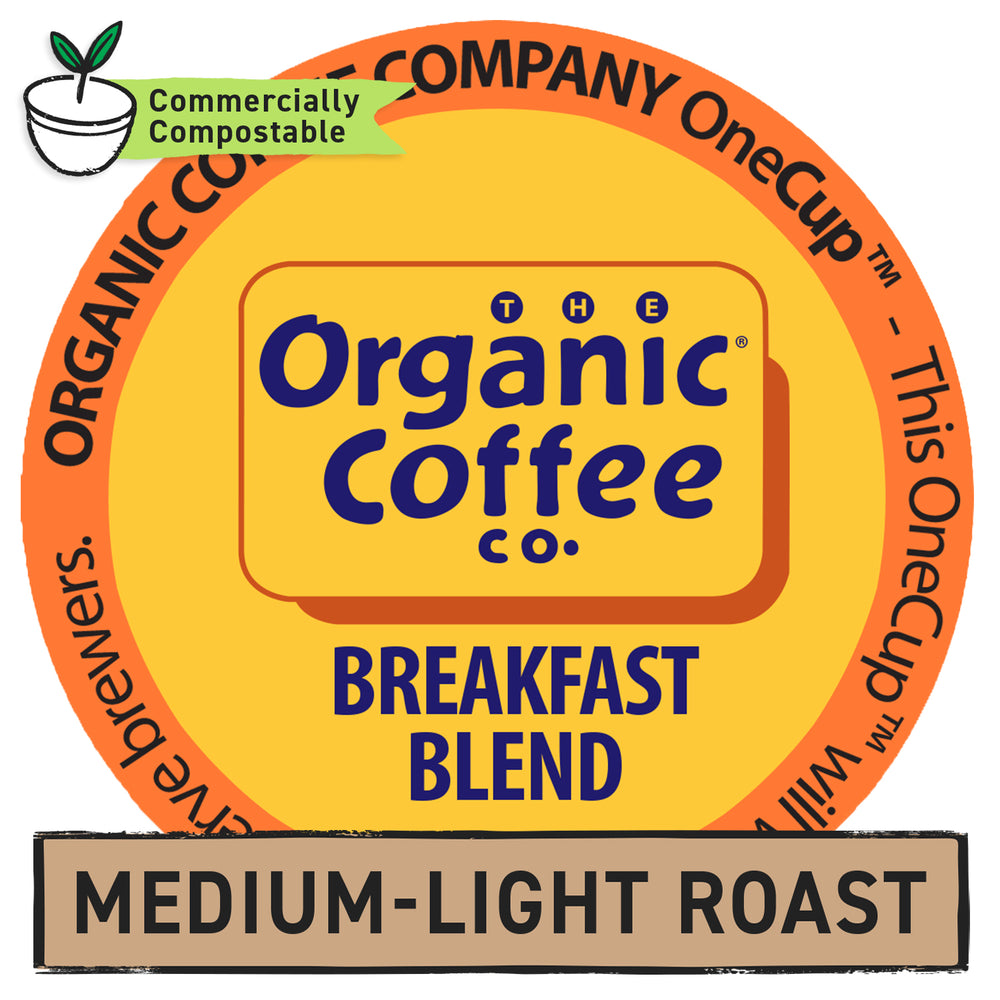 Organic Breakfast Blend OneCUP™ Pods - Organic Coffee Co.