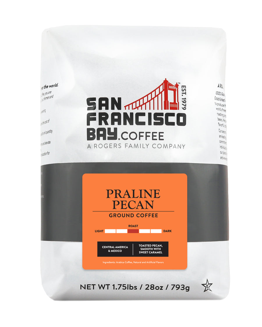 Praline Pecan, Ground, 28 oz Bag - San Francisco Bay Coffee