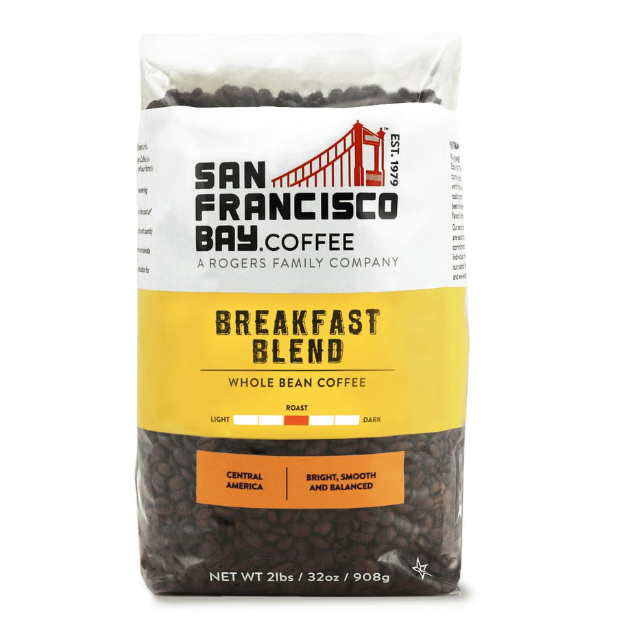 Breakfast Blend Whole Bean 2lb bag coffee - San Francisco Bay Coffee