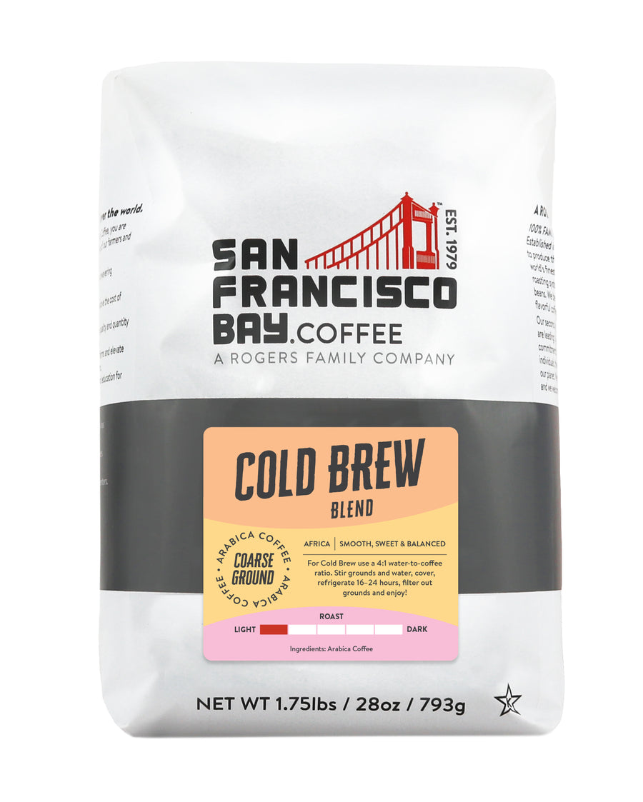 Cold Brew, Coarse Ground, 28 oz Bag - San Francisco Bay Coffee