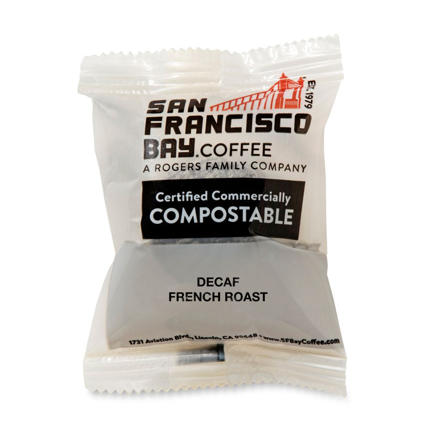 Decaf French Roast Single Wrap OneCUP™ Pods, 50 Count - San Francisco Bay Coffee