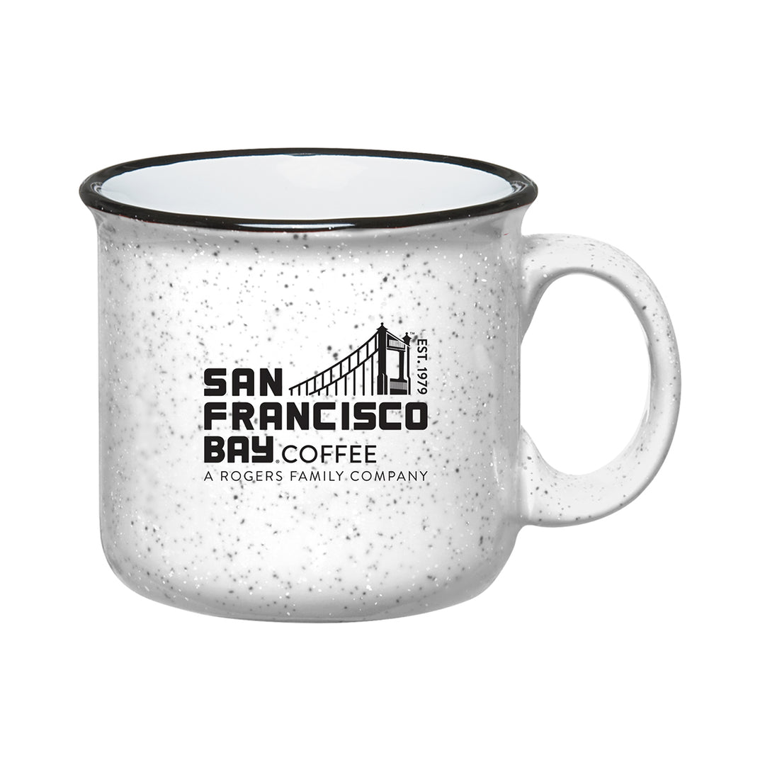 Black and White San Francisco Bay Coffee Logo Coffee Mug