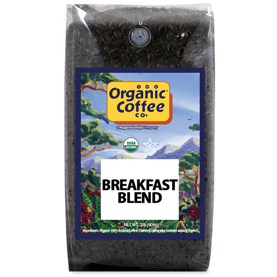 Organic Breakfast Blend, 2 lb Bag - Organic Coffee Co.