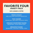 Favorite Four Variety Pack OneCUP™ Coffee Pods