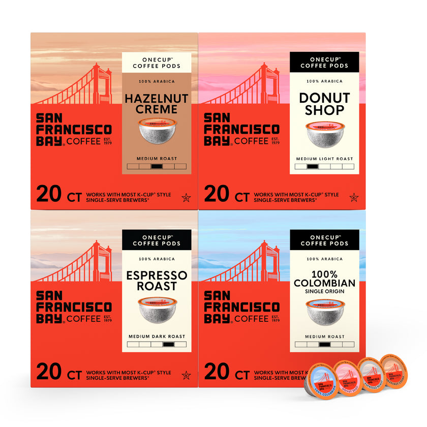 Distinct Assortment Variety Pack OneCUP™ Coffee Pods, 80 Count - OneCUP™