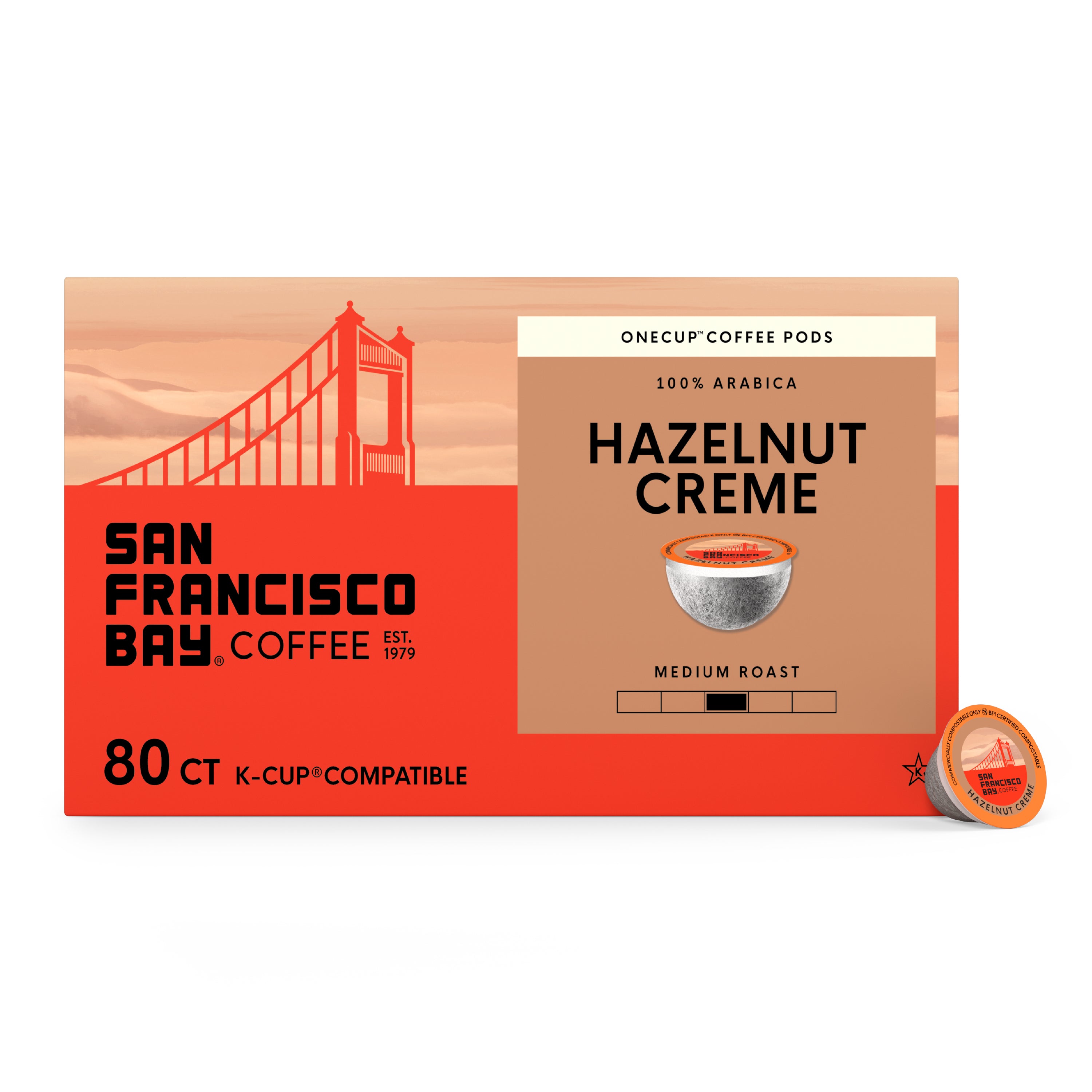 Hazelnut Creme OneCUP™ Coffee Pods – SF Bay Coffee