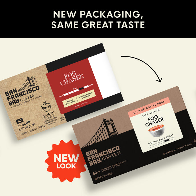 Fog Chaser OneCUP Coffee Pods | San Fransico Bay Coffee SF Bay Coffee Fog Chaser OneCUP Coffee Pods | San Fransico Bay Coffee SF Bay Coffee