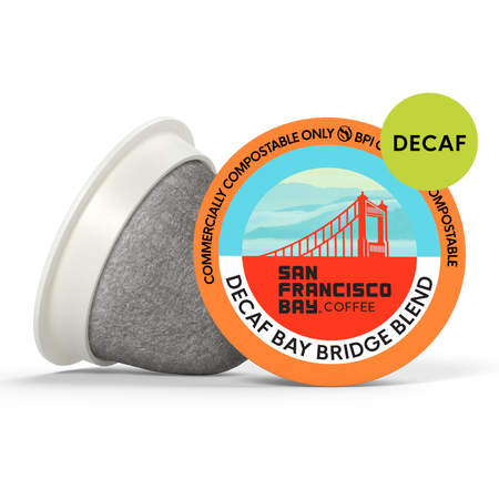 Decaf Bay Bridge Blend, Coffee Pods, 80 Count