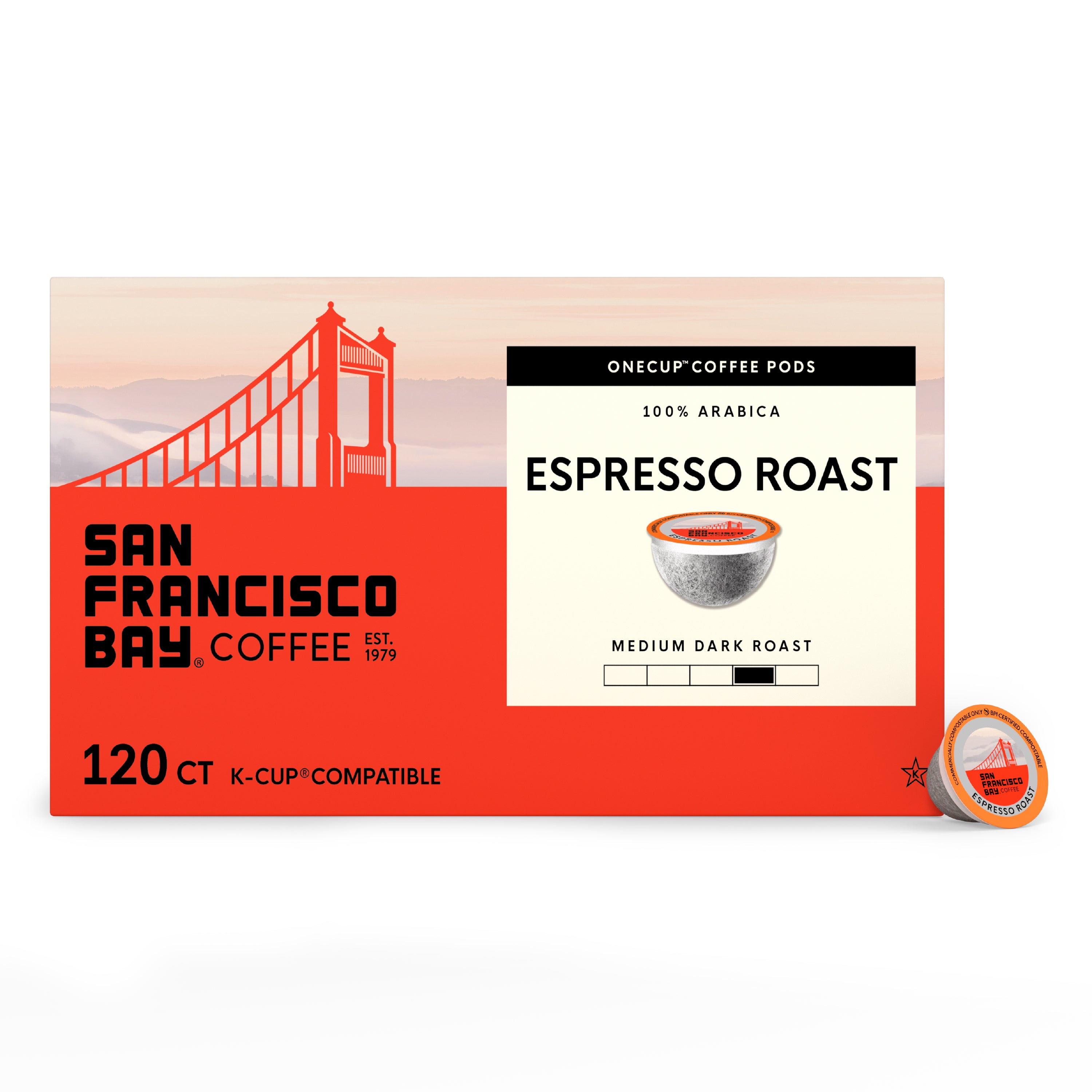 Espresso Roast OneCUP™ Coffee Pods - Rich & Full-Bodied Flavor