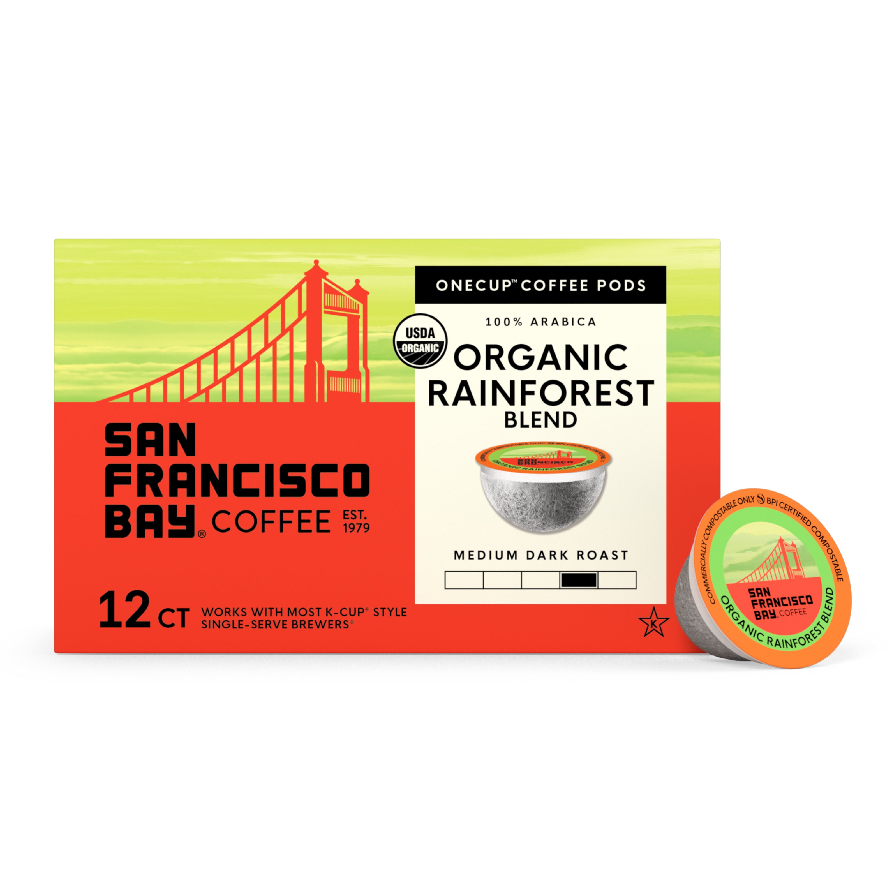 Organic Rainforest Blend OneCUP™ Coffee Pods - OneCUP™