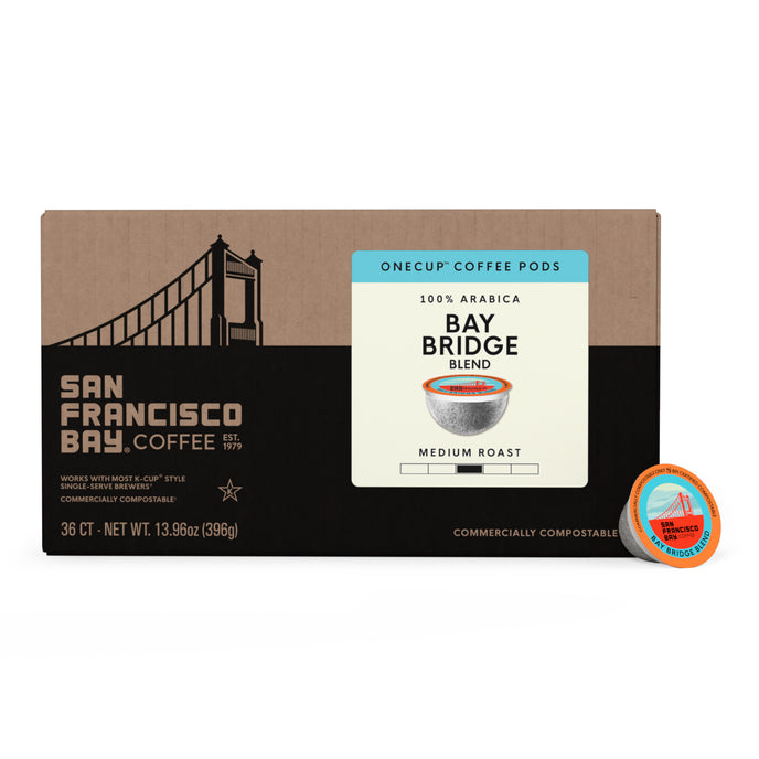 Bay Bridge Blend, OneCup™ Coffee Pods, 36 Count