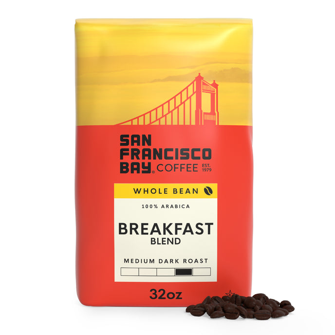 Breakfast Blend Whole Bean, 2 lb Bag - Whole Bean
