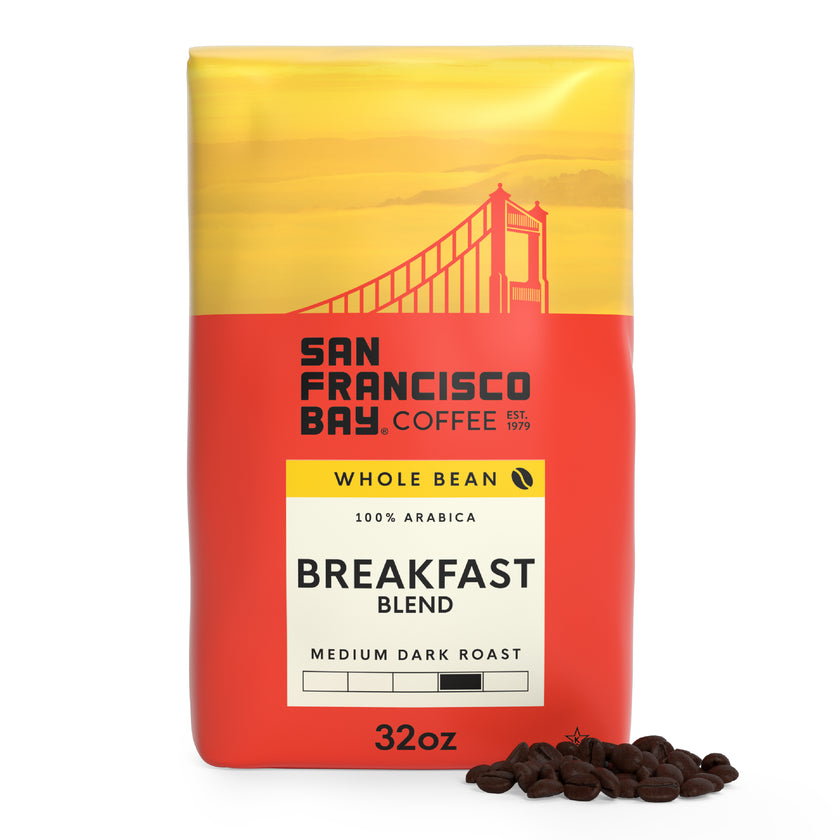 Breakfast Blend Whole Bean, 2 lb Bag - Whole Bean