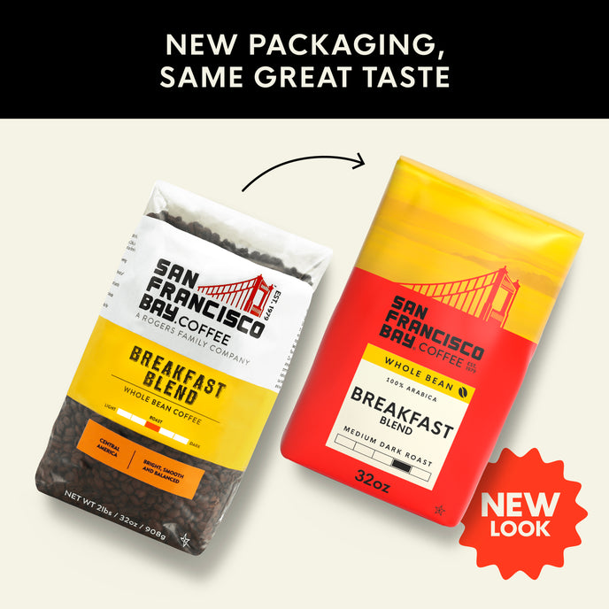 Breakfast Blend Whole Bean, 2 lb Bag - Whole Bean