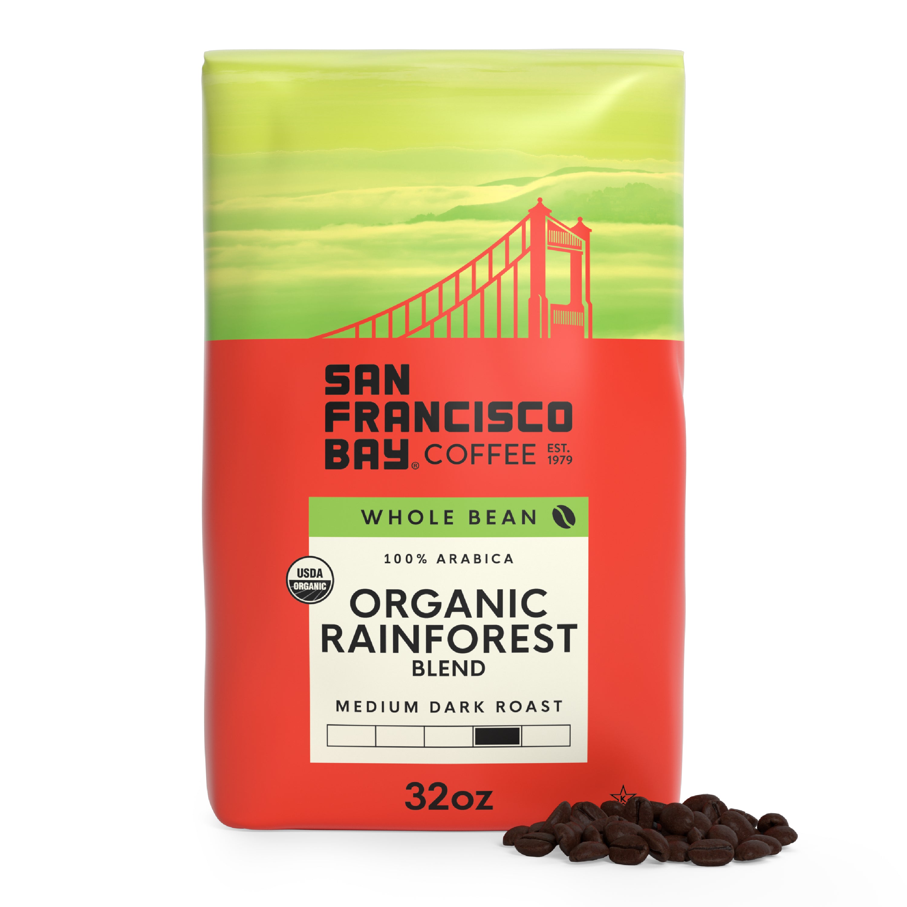 Organic Rainforest Blend Whole Bean, 2 lb Bag - Whole Bean