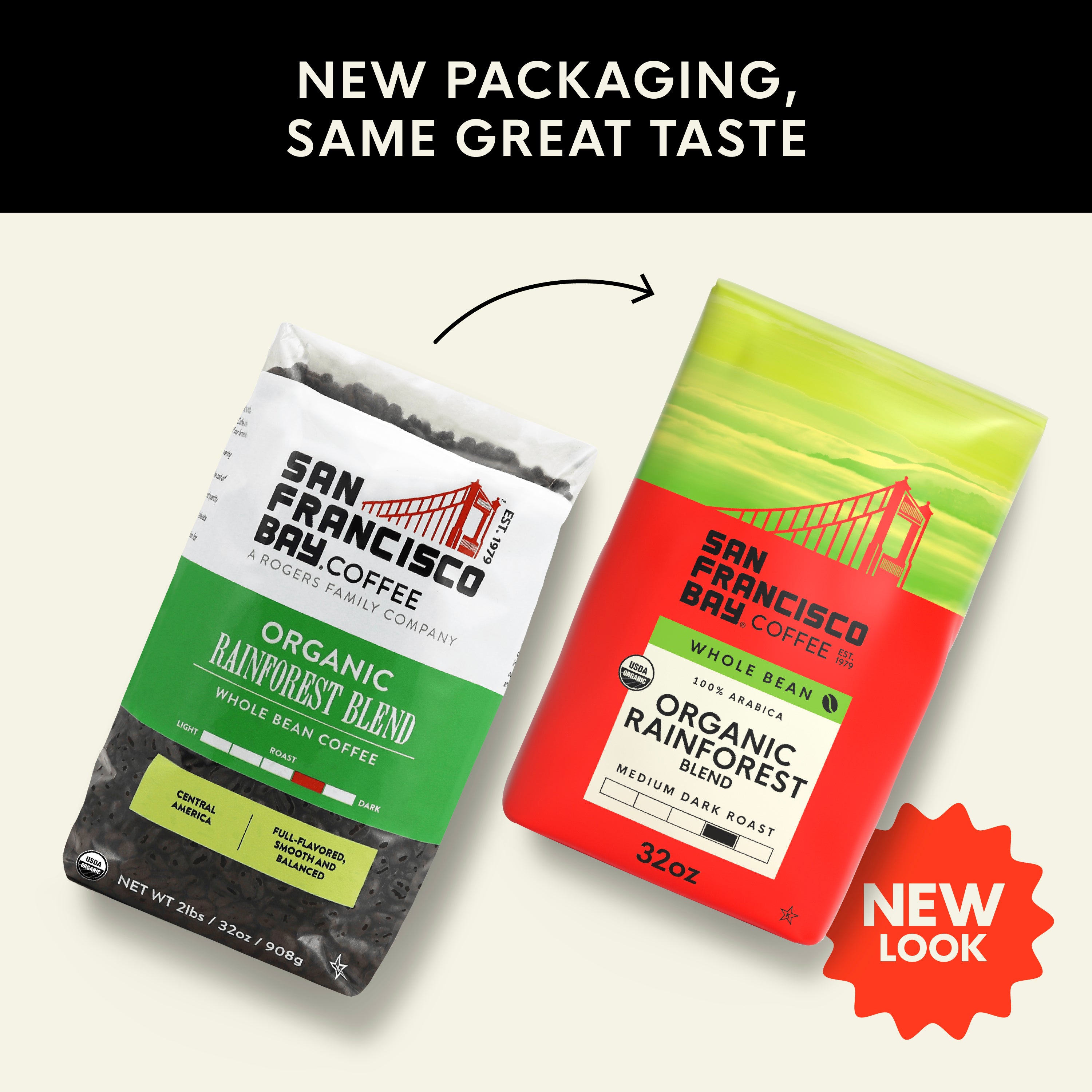 Organic Rainforest Blend Whole Bean, 2 lb Bag - Whole Bean