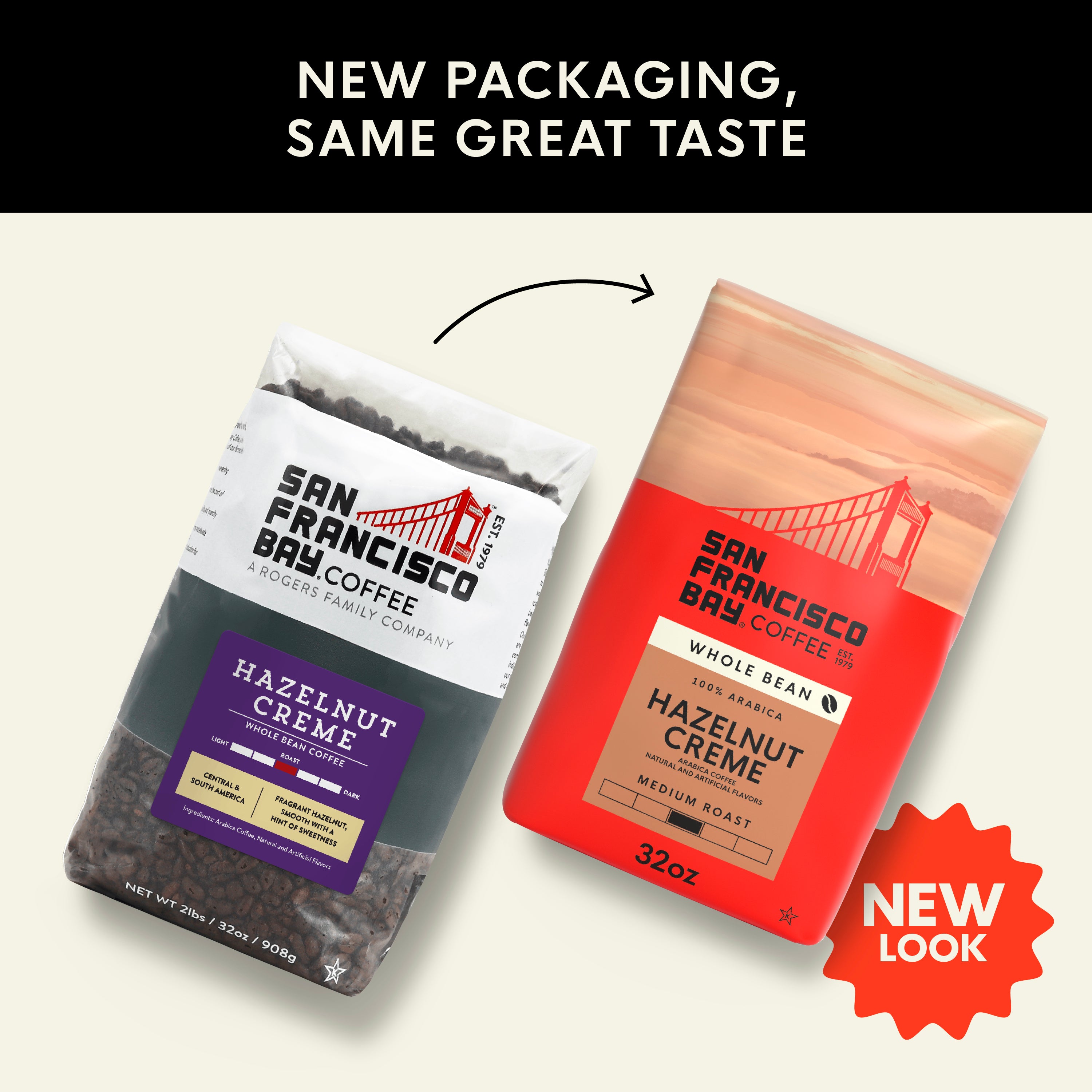 Hazelnut Coffee, 2 lb. Bag | San Francisco Bay Coffee – SF Bay Coffee