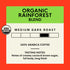 Organic Rainforest Blend, Ground, 28 oz Bag - Ground