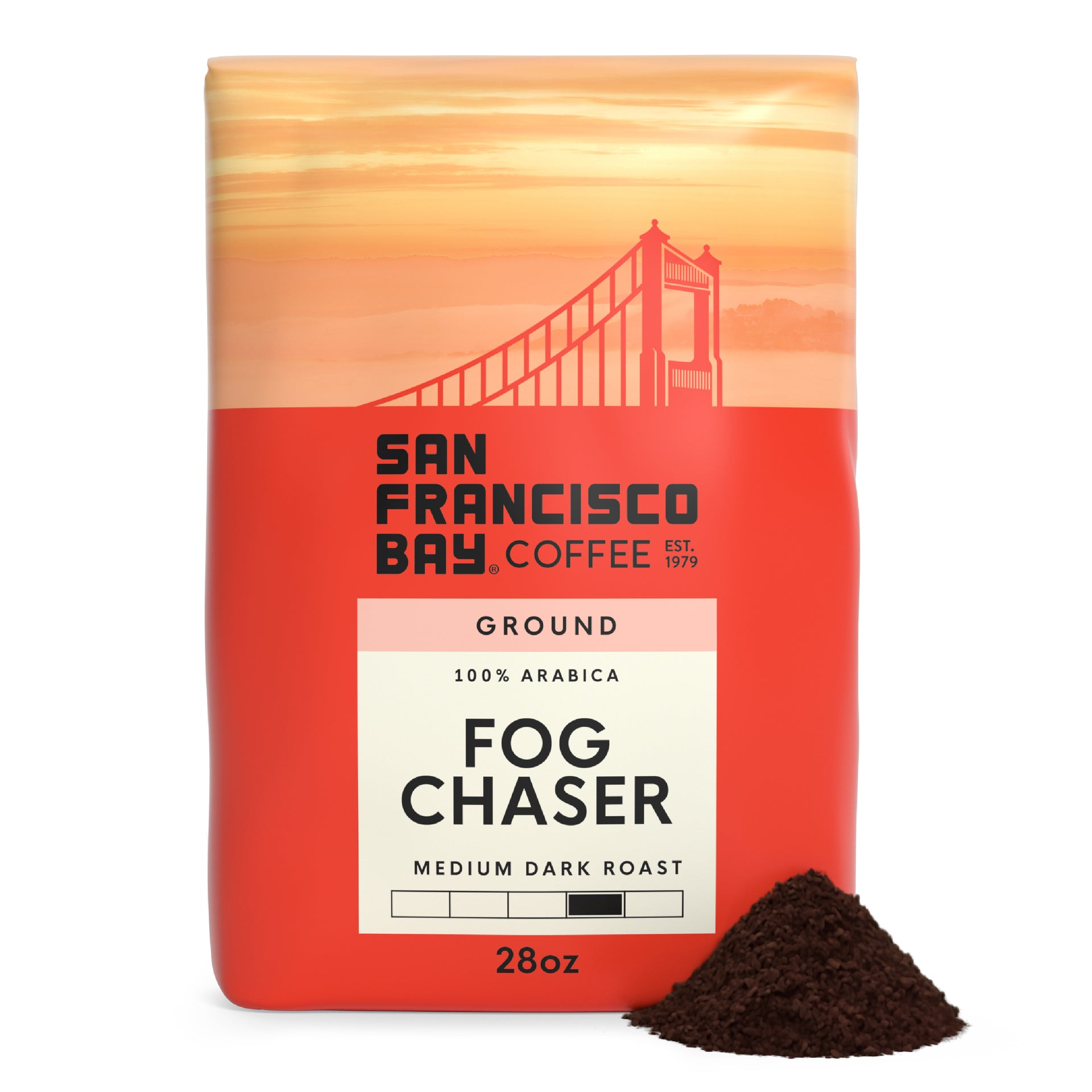 Fog Chaser, Ground, 28 oz Bag  SF Bay Coffee