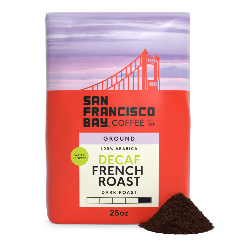 Decaf French Roast, Ground, 28 oz Bag - Ground