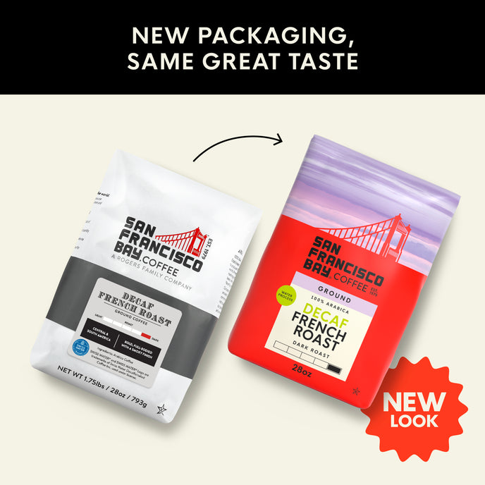 Decaf French Roast, Ground, 28 oz Bag - Ground
