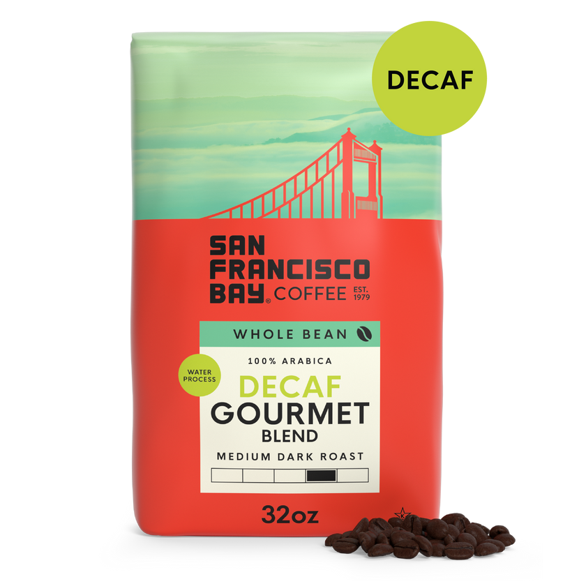 Decaf Gourmet Blend Whole Bean, 2 lb Bag