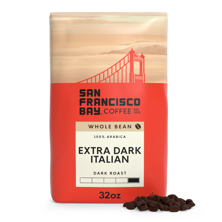 Extra Dark Italian Whole Bean, 2 lb Bag