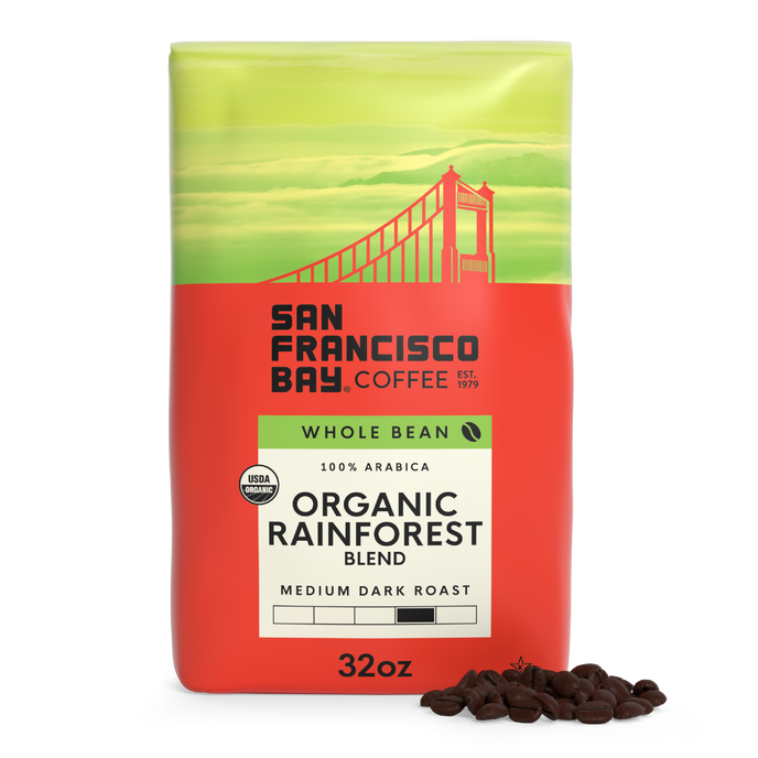 Organic Rainforest Blend Whole Bean, 2 lb Bag