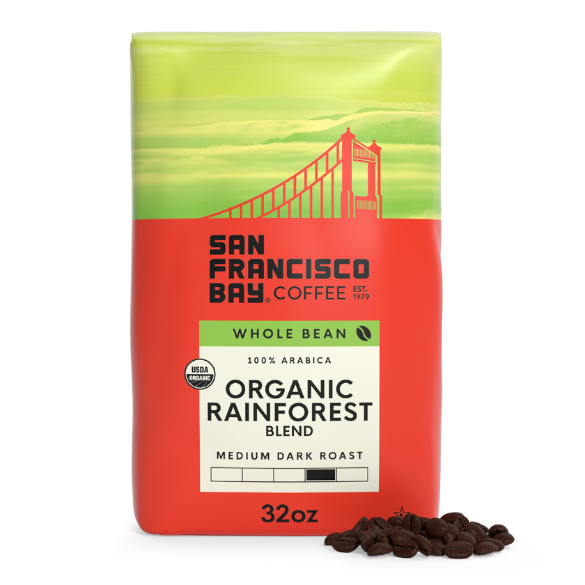Organic Rainforest Blend Whole Bean, 2 lb Bag