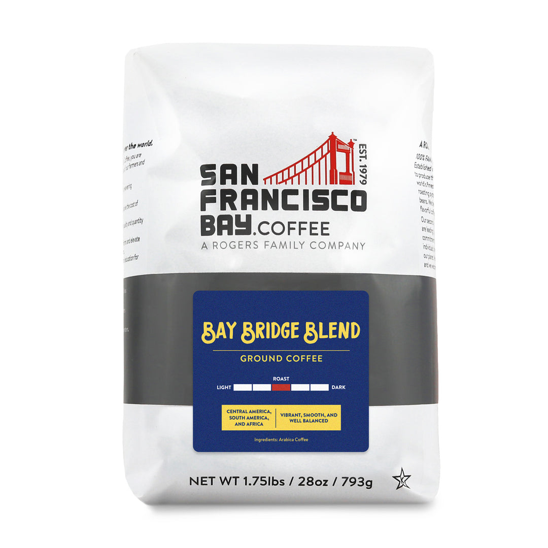 Bay Bridge Blend Ground 28oz bag coffee - San Francisco Bay Coffee