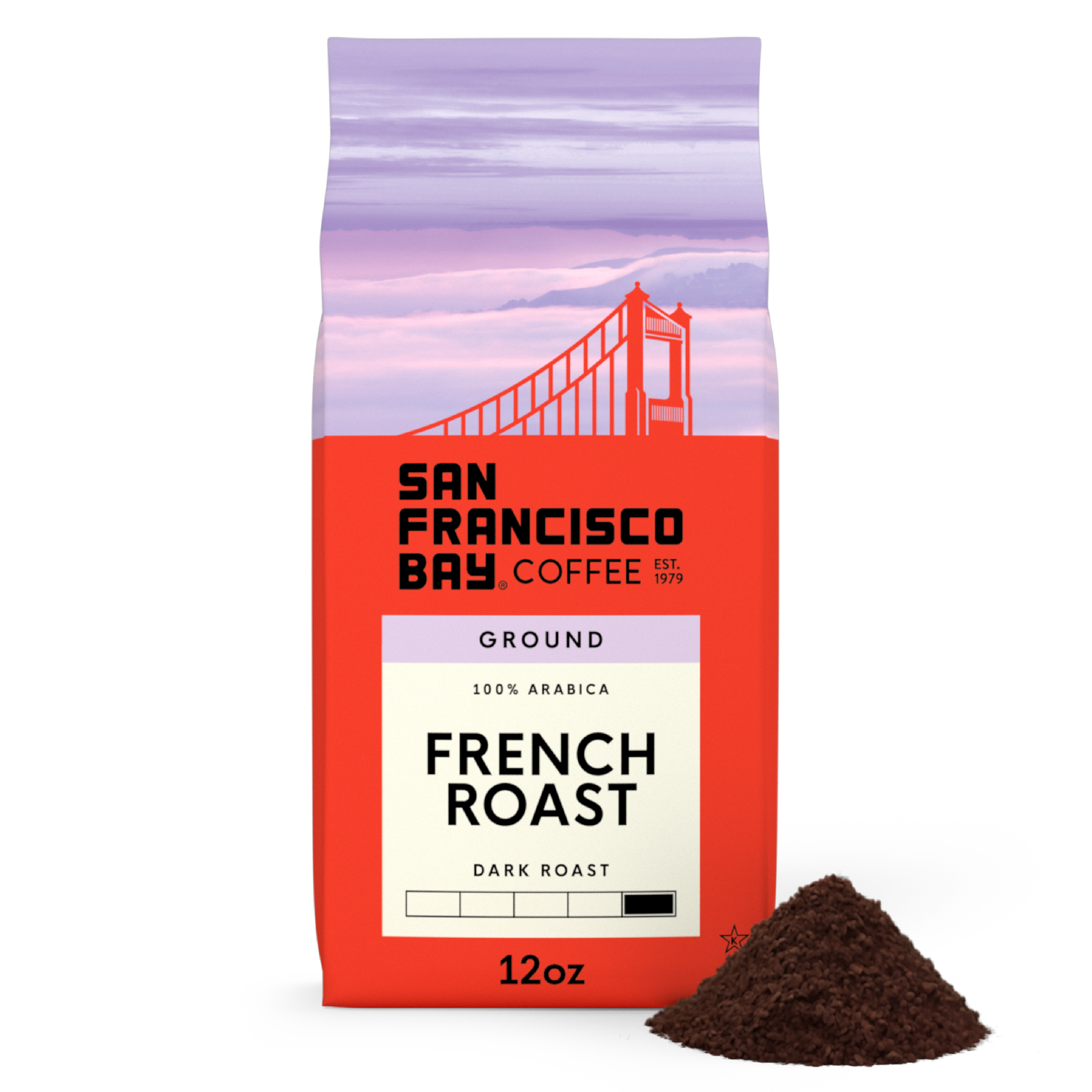 French Roast, Ground, 12 oz Bag