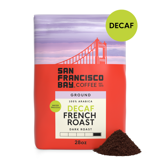 Decaf French Roast, Ground, 28 oz Bag