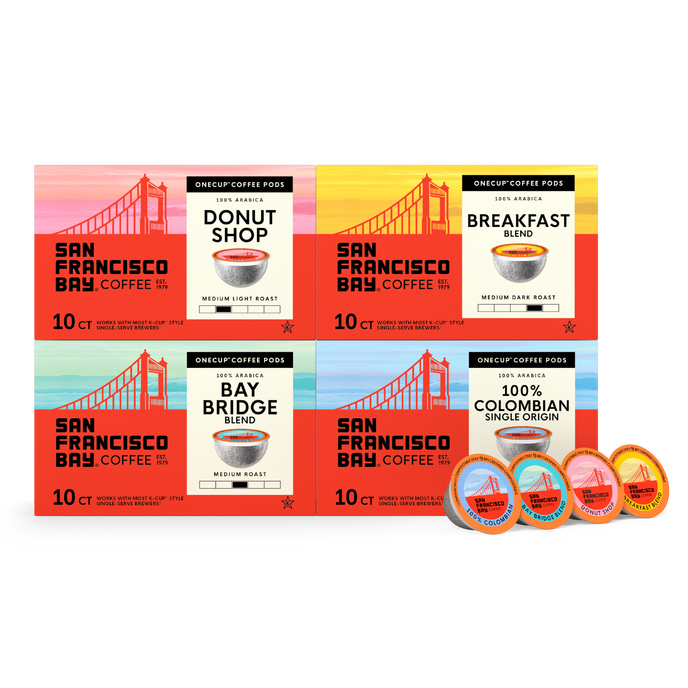 Medium Roast Selection Variety Pack OneCUP™ Coffee Pods, 40 Count