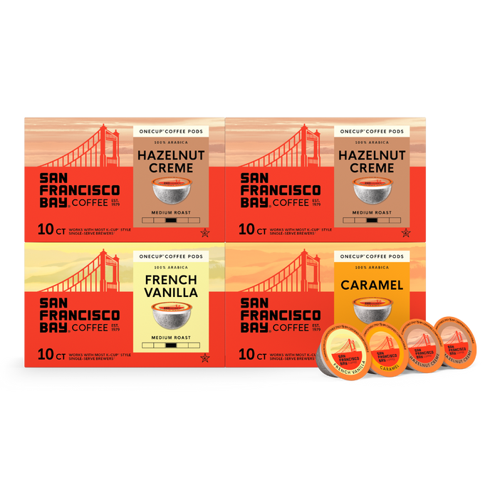Flavored Medley Variety Pack OneCUP™ Coffee Pods, 40 Count