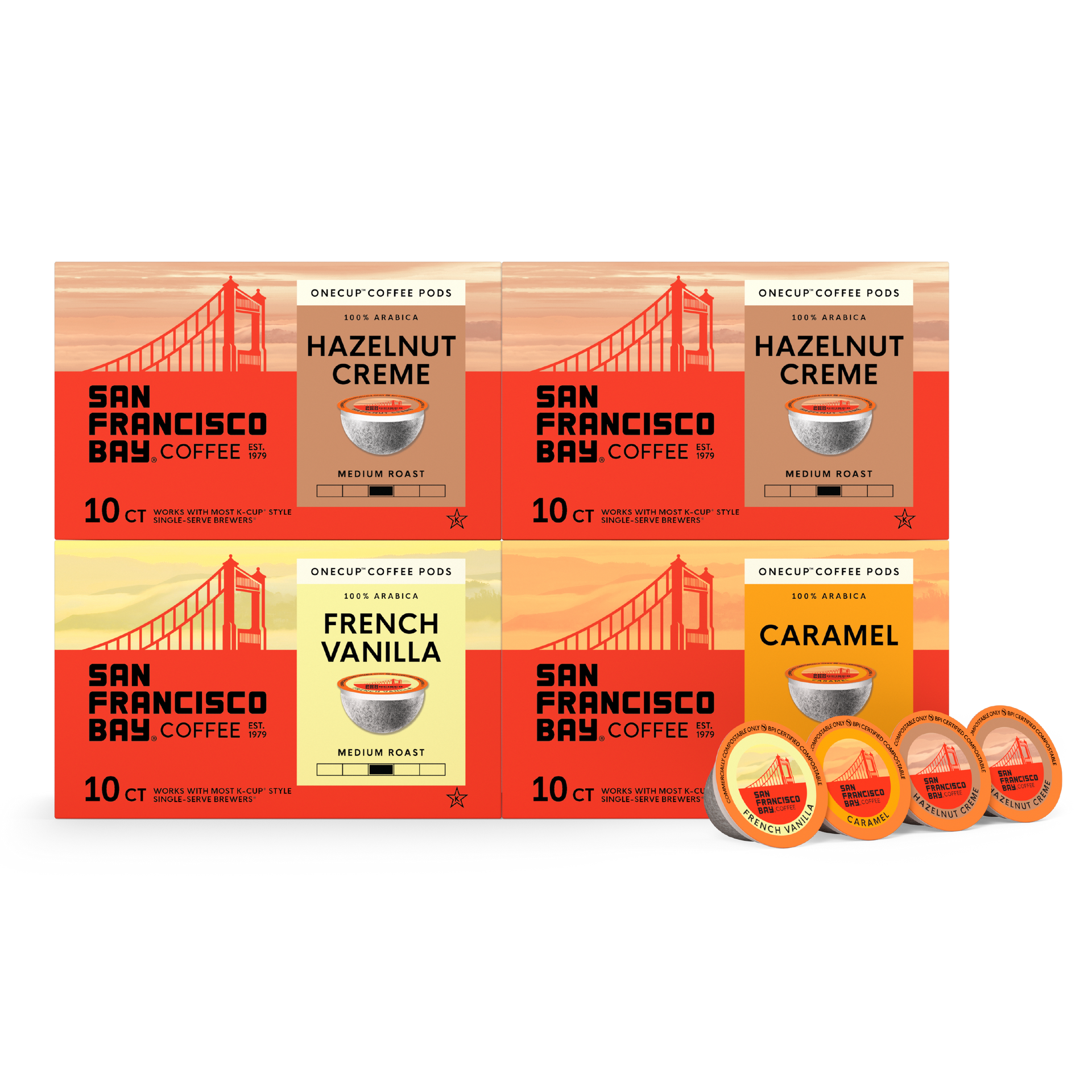 Flavored Medley Coffee Pods Variety Pack | SF Bay Coffee