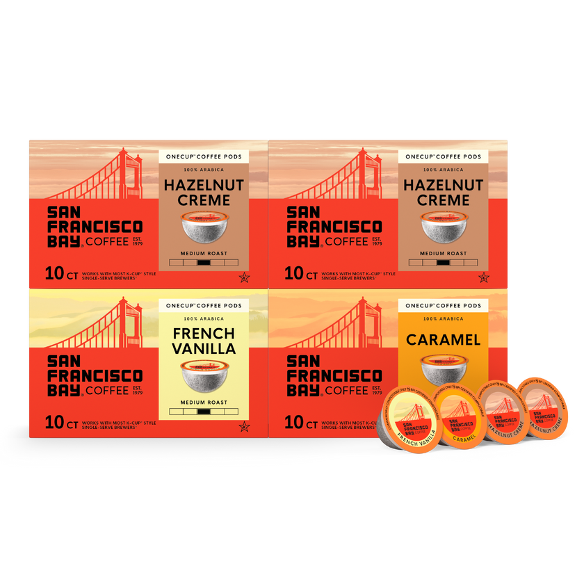 Flavored Medley Variety Pack OneCUP™ Coffee Pods, 40 Count